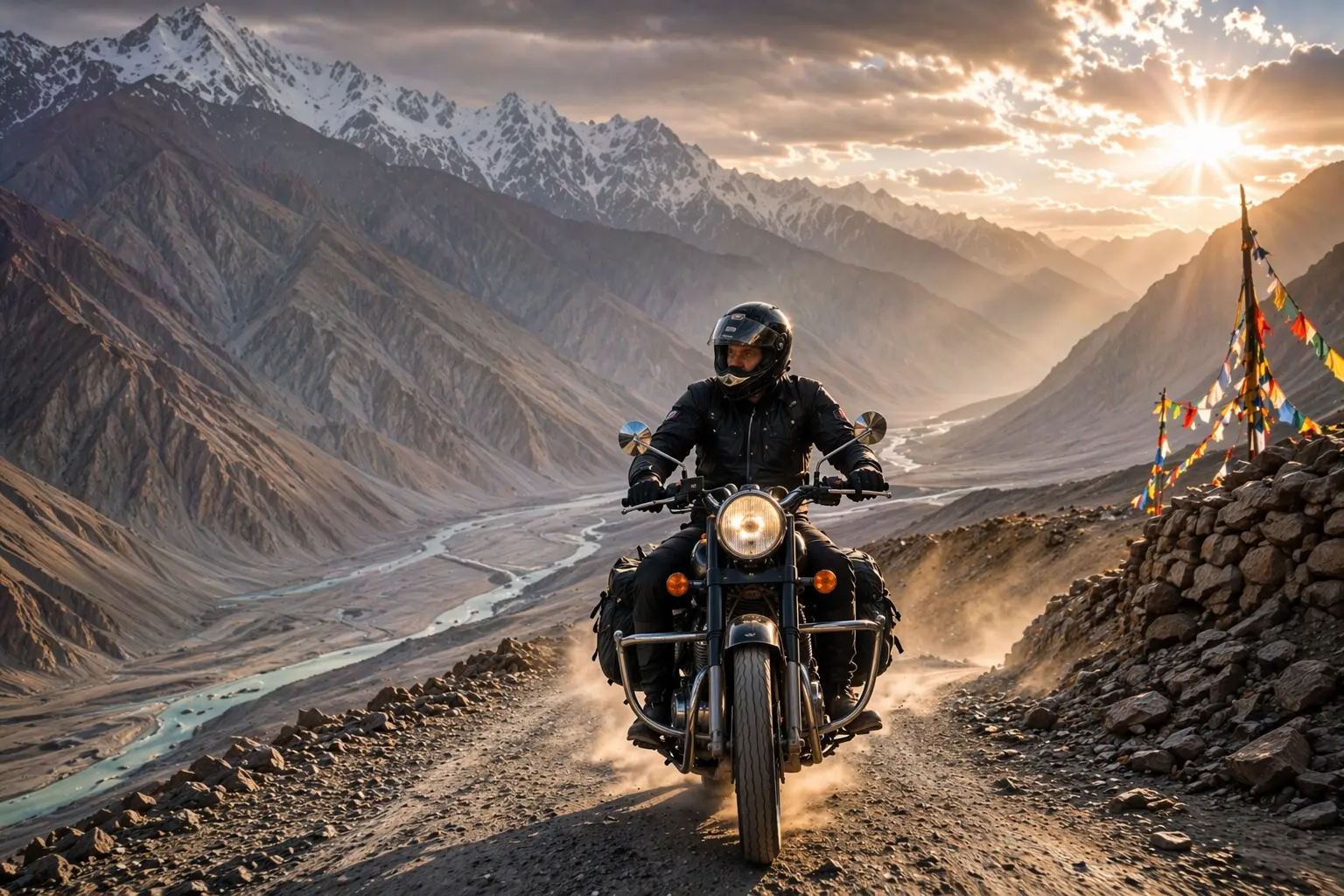 Leh Ladakh Bike Trip 2026 via Umling La photography – Grid View 2
